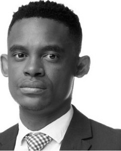 Retrato de Clinton Mphahlele