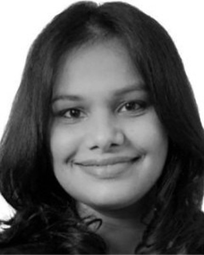 Retrato de Rukmini Roychowdhury