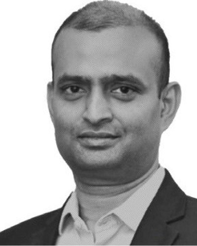 Retrato de Vijay Sambamurthi