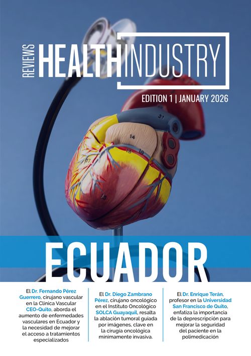 Portada de Health Industry Reviews, Ecuador Edition 1, January 2026